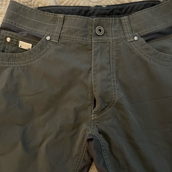 Kuhl Men's Dark Olive Cargo Pants - Picture 2 of 2